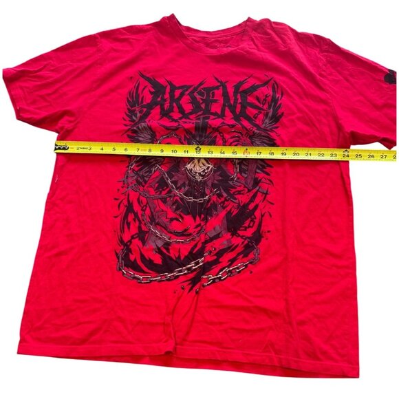 Persona 5 Soul of Rebellion Women's‎ T Shirt Red Size XXL |G1 - Picture 5 of 5